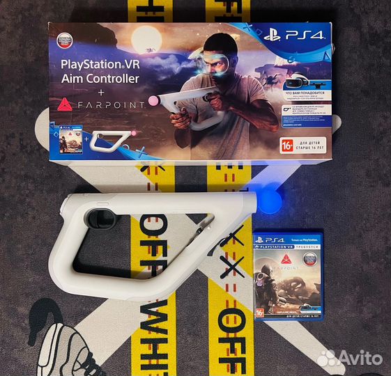 Контроллер PS4 VR Aim Controller+ farpoint