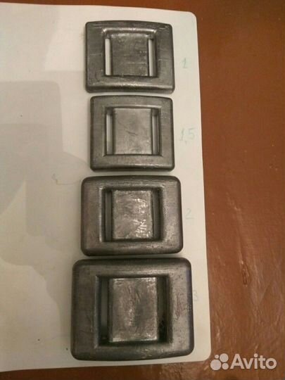 Грузы свинцовые для подводной охоты и дайвинга