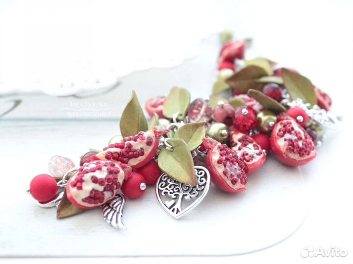 Браслет Гранаты