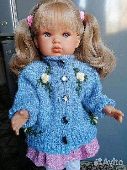 Вязаные кофточки, бомберы для кукол 45-50 см