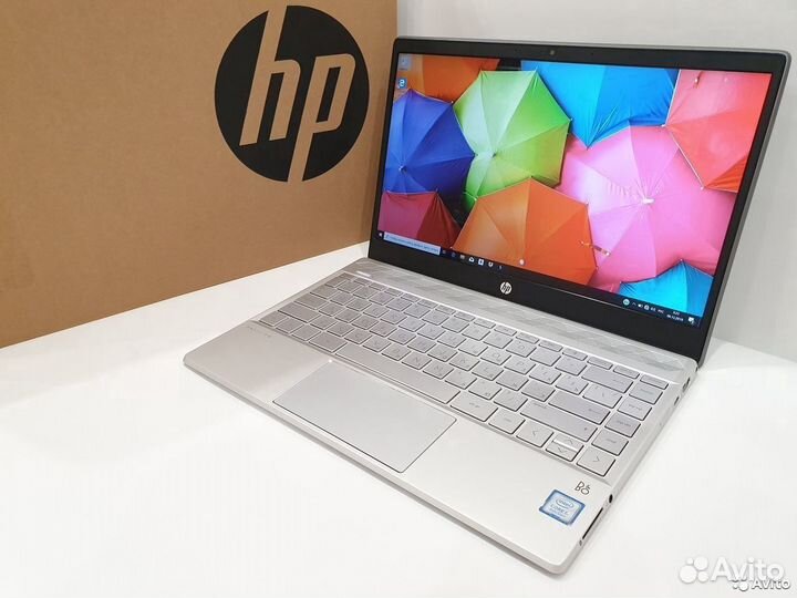 Мега ультрабук HP 8 ядер Core i5-8265 8Gb DDR4 SSD