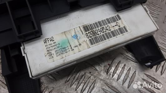 Монитор renault megane 2 (4BE05JA01)