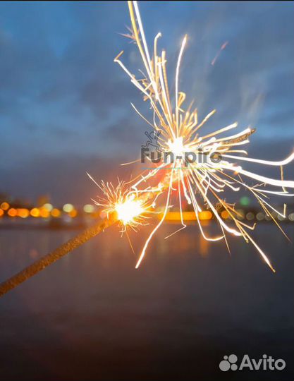 Набор салют и бенгальские огни 