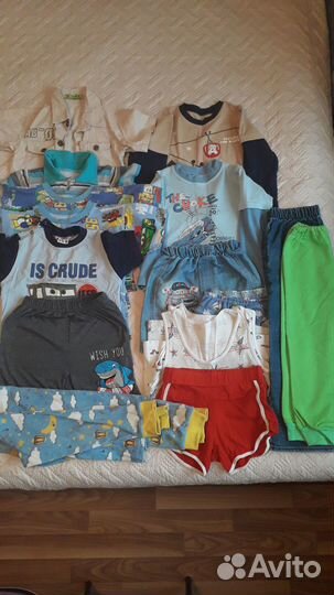 Вещи пакетом на мальчика 104 110