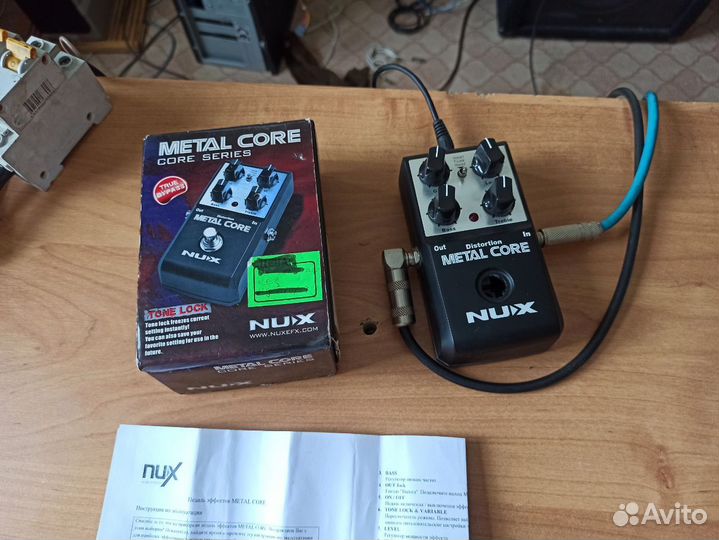 NUX metal core Distortion Гитарная педаль