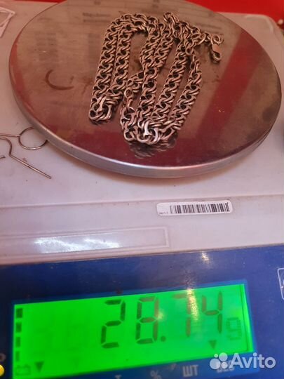 Серебряная цепь бисмарк 28.7грамм
