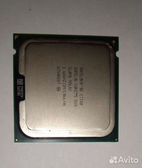 Процессор intel core 2 duo