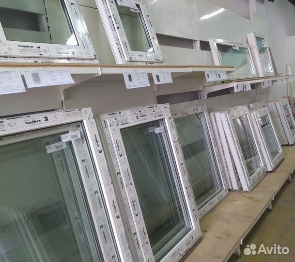 Пластиковое окно ш 1750 в 1680 мм