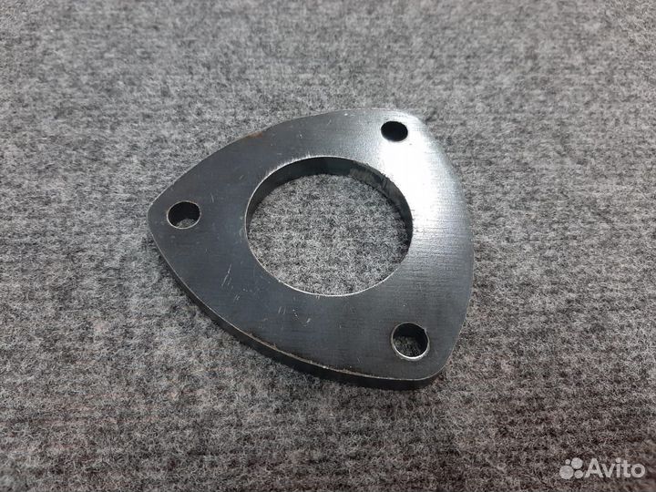 Фланец 57мм сталь для выхлопной трассы на 3 болта