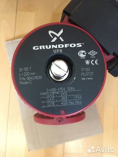 Циркуляционный насос grundfos UPS 32-120F/380v