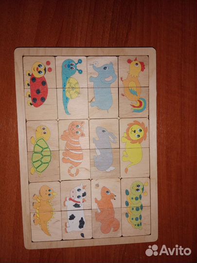 Деревянные пазлы