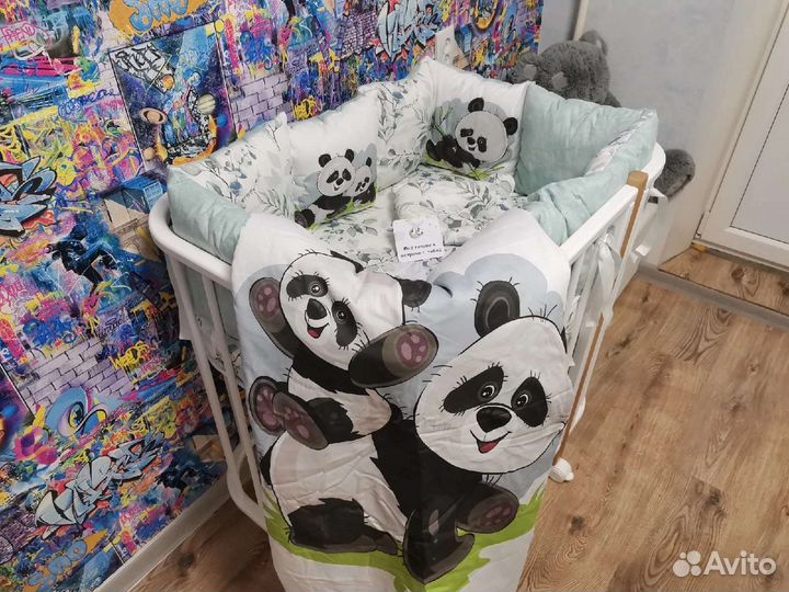 Кроватка трансформер с маятником