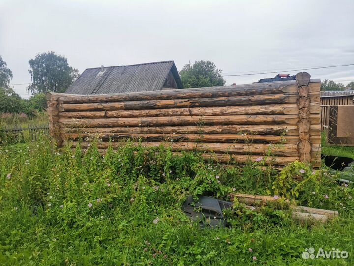 Сруб бани, дома. 6х6, пятистенок