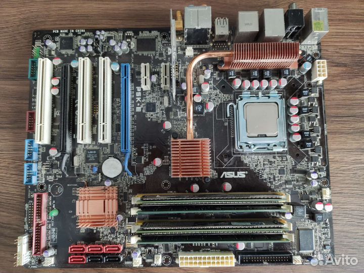 Intel core 2 quad q9400 + мать + 8gb