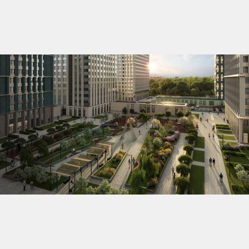 3-к. квартира, 64 м², 30/32 эт.