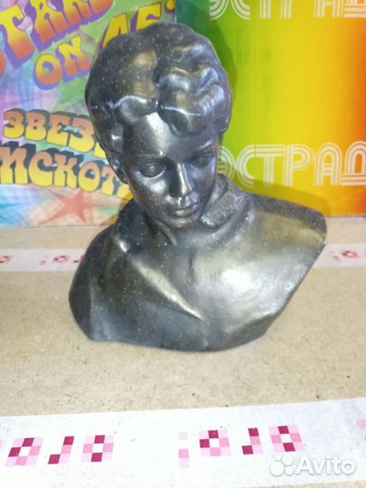 Бюст Есенин силумин