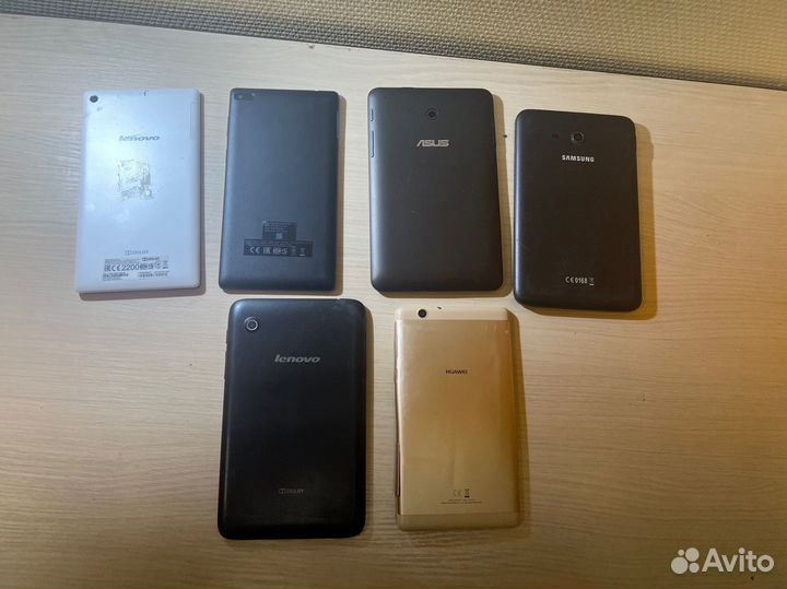 Арт.501 Планшеты в ассортименте 6шт на запчасти