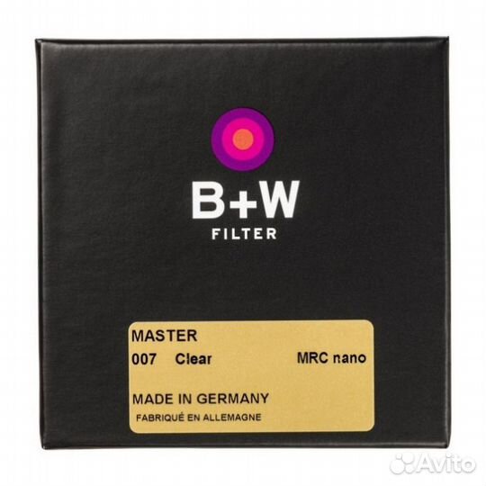 Фильтр защитный B+W master 007 Clear MRC nano 49mm