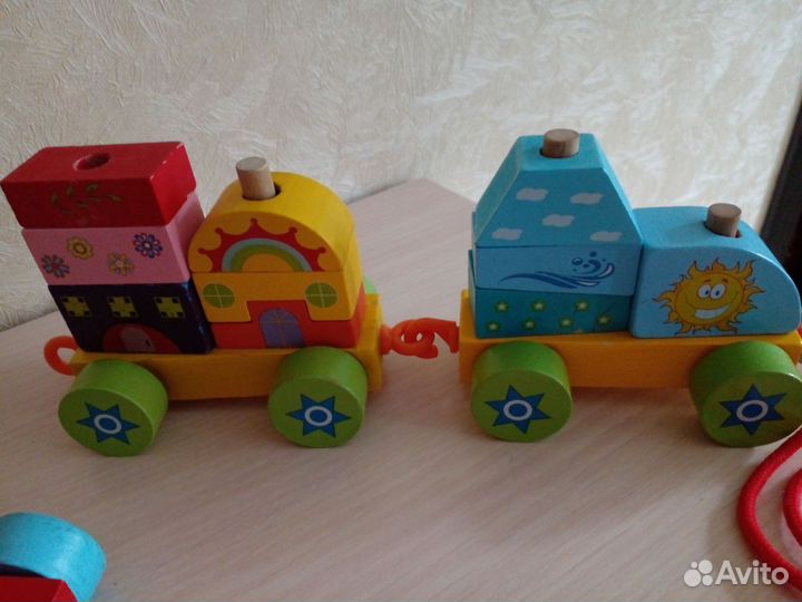 Паровозики/вкладыши/черепаха/стучалка/богатыри