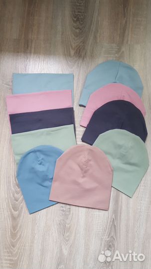 Комплект шапка и снуд