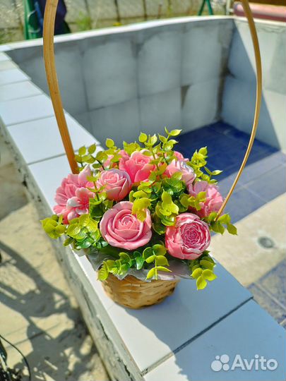 Букет цветов из мыла ручной работы