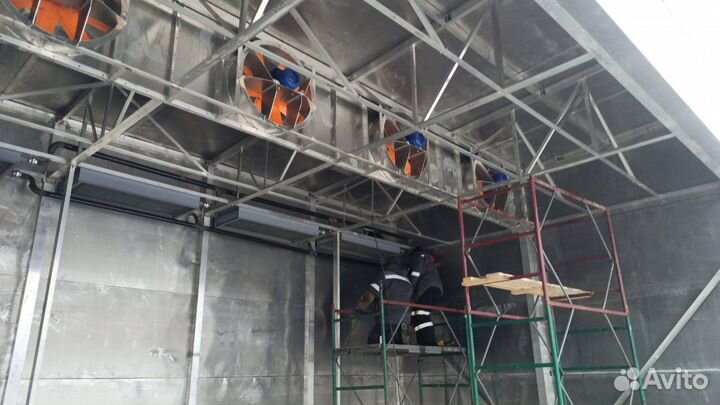 Сушильная камера древесины - 40 куб.м загрузка