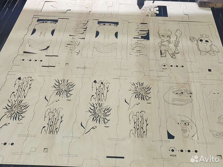 Лазерная резка (кроме металла)