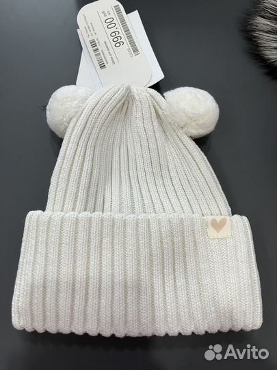 Шапка детская для девочек 46-48 осень