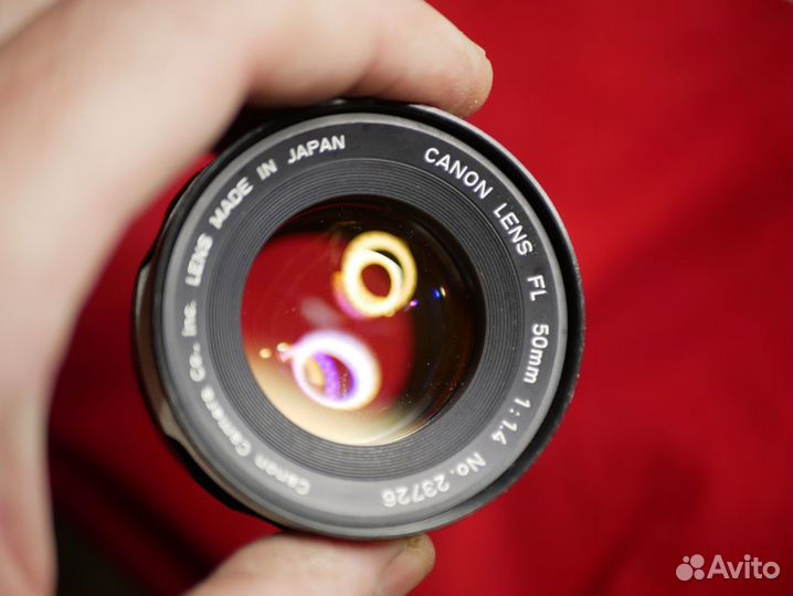 Светлый классный canon FL (FD) 50mm f1,4