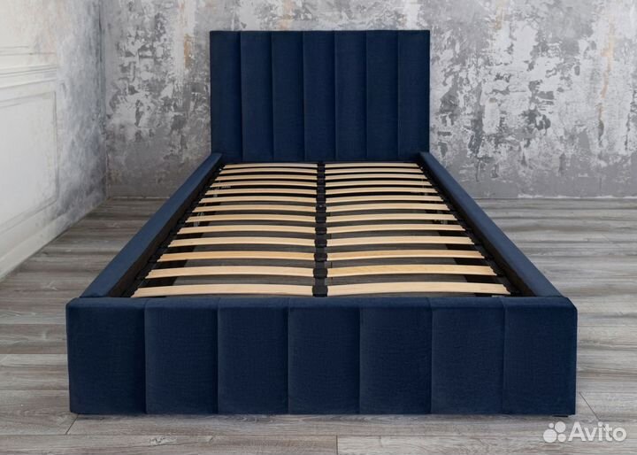 Кровать двуспальная 120х200 Богема в велюре