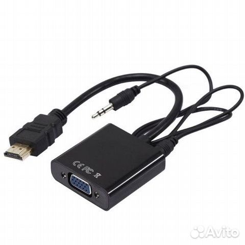 Конвертер hdmi в VGA + 3.5 mm аудио
