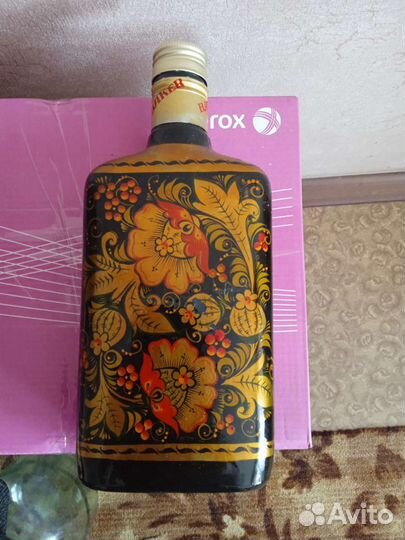 Бутылка хохлома