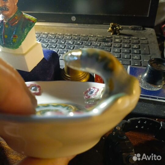 Винтаж редка тарелочка змея