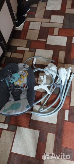 Детские качели шезлонг