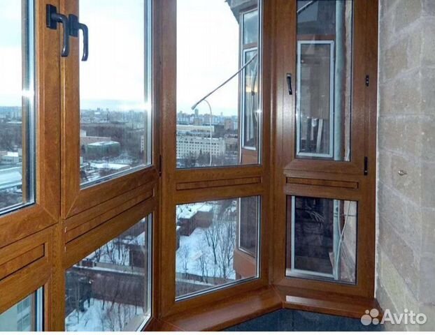 Окна лоджия ламинация