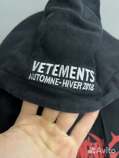 Vetements Metal Tour 2018 Hoodie Худи