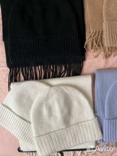 Шапка uniqlo кашемир шарф uniqlo кашемир