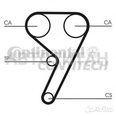 Комплект грм с водяным насосом ford focus II 1.6 0