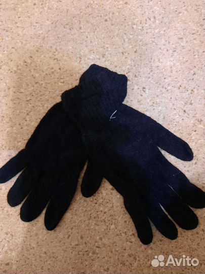 Перчатки полушерстяные