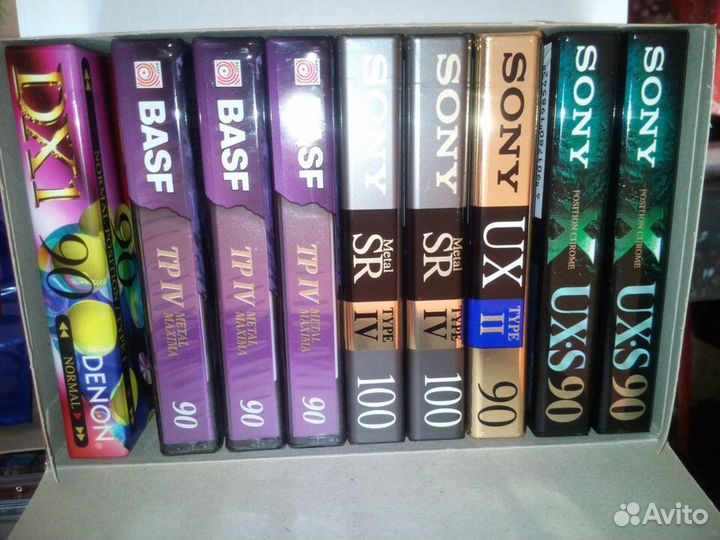 Аудио кассеты, Sony Metal 90, 100 запечатанные