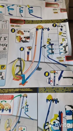 2 полных игровых набора hot wheels