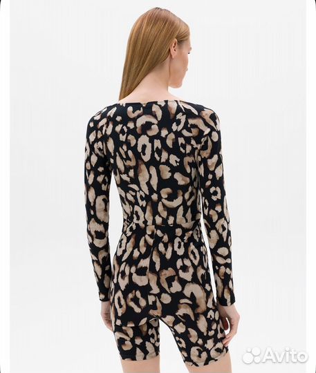 Комбинезон HM леопардовый, размер 44