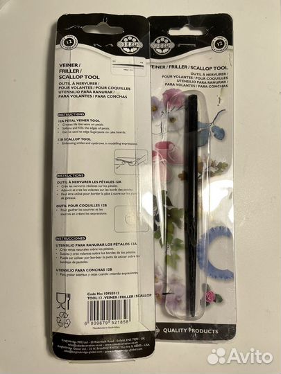 Текстурный стек для цветов veiner/friller JEM