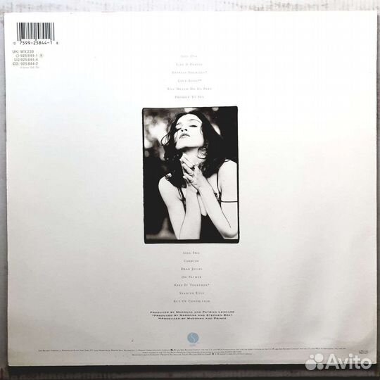 Madonna - Like a Prayer 1989 винил