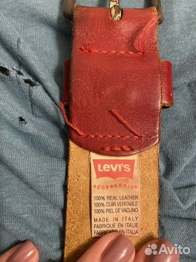 Ремень levis натуральная кожа