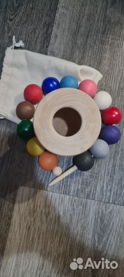 Игрушки муз., деревянный лабиринт, пазл Larsen