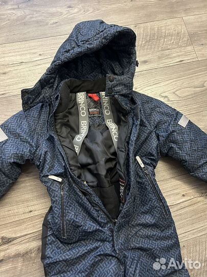 Зимний комбинезон для мальчика рост 116-122