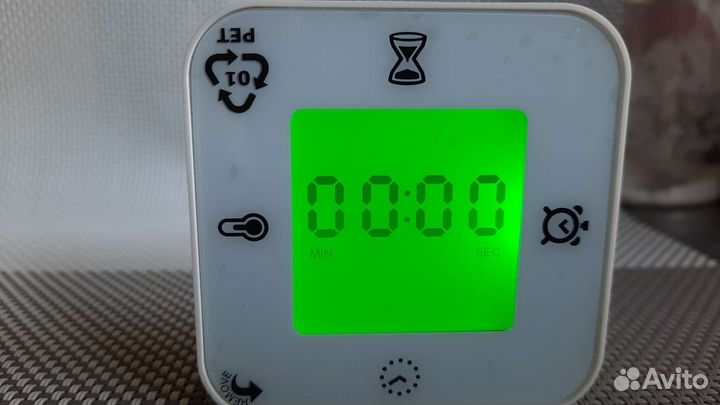 Клоккис Часы/термометр/будильник/таймер, белый