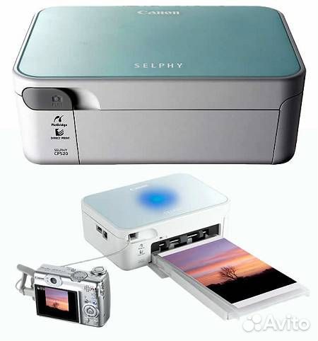 Компактный фотопринтер canon selphy CP520