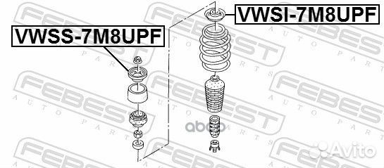 Проставка пружины seat alhambra/VW sharan 99-10